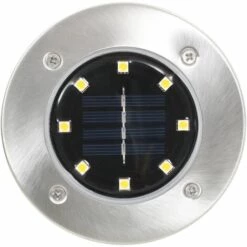 VidaXL Lampe Solaire De Sol 8 Pcs Lumières LED Blanc - Blanc -Luminaire solaire Soldes 2022 10599289 3