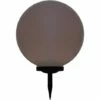 VidaXL Lampe LED Solaire D'extérieur Sphérique 50 Cm RVB - Blanc
