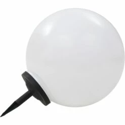 VidaXL Lampe LED Solaire D'extérieur Sphérique 50 Cm RVB - Blanc -Luminaire solaire Soldes 2022 11509778 3