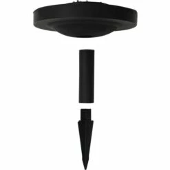 VidaXL Lampe LED Solaire D'extérieur Sphérique 50 Cm RVB - Blanc -Luminaire solaire Soldes 2022 11509778 5