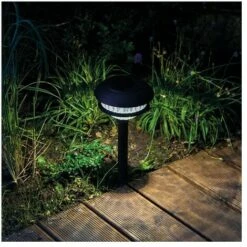 DURACELL - Lampe Solaire LED - à Planter - Lot De 4 - Ronde Plastique -Luminaire solaire Soldes 2022 12018237 3