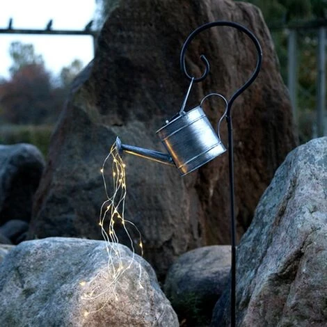 STAR Décoration Solaire Piquet Arrosoir 28 LED Blanc Chaud 4 STAR Décoration Solaire Piquet Arrosoir 28 LED Blanc Chaud â Image 2