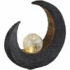 LED Crescent Moon Lampe Solaire Jardin Chemin Éclairage Stand Porche Verre Ball Floor Luminaire Globo 33469 -Luminaire solaire Soldes 2022 13633395 1