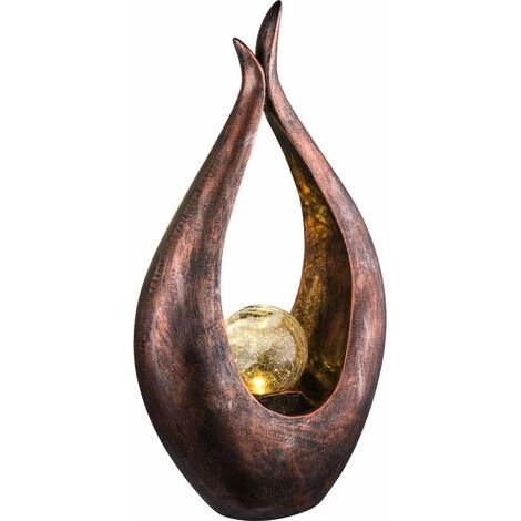 LED Solaire Extérieur Lampe Balcon Stand Lumière Balle En Verre Bas Bronze Projecteur Oscillant Globo 33468 3 LED Solaire Extérieur Lampe Balcon Stand Lumière Balle En Verre Bas Bronze Projecteur Oscillant Globo 33468