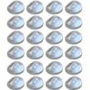 VidaXL Lampes Solaires Murales à LED D'extérieur 24 Pcs Rond Argenté - Argent -Luminaire solaire Soldes 2022 14193495 1