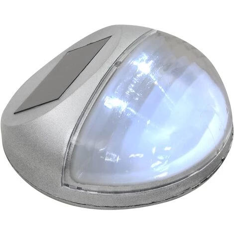 VidaXL Lampes Solaires Murales à LED D'extérieur 24 Pcs Rond Argenté - Argent 7 VidaXL Lampes Solaires Murales à LED D'extérieur 24 Pcs Rond Argenté - Argent – Image 5