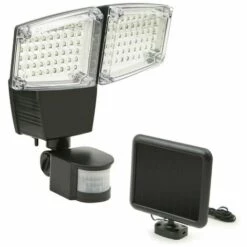 TERRE JARDIN Double Projecteur LED Mural Avec Détecteur De Mouvements