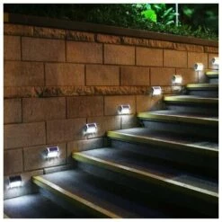 LUMISKY Pack De 2 Spots Solaires Mural Extérieur étanches - 3 LEDs -Luminaire solaire Soldes 2022 16132368 2