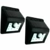 TERRE JARDIN Lot De 2 Appliques Murales Solaires Avec Détecteur De Mouvement -Luminaire solaire Soldes 2022 16777223 1
