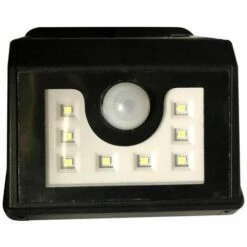 TERRE JARDIN Lot De 2 Appliques Murales Solaires Avec Détecteur De Mouvement -Luminaire solaire Soldes 2022 16777223 3