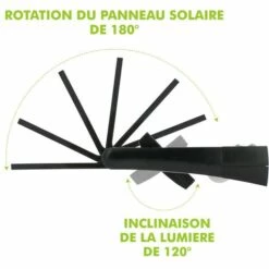ARUM LIGHTING Applique Murale ZIA Solaire 330Lm Eq 25W Avec Détecteur De Mouvement -Luminaire solaire Soldes 2022 16800623 4