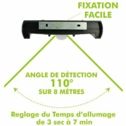 ARUM LIGHTING Applique Murale ZIA Solaire 330Lm Eq 25W Avec Détecteur De Mouvement -Luminaire solaire Soldes 2022 16800623 5