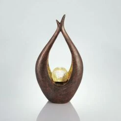 LINDBY LED Lampe Solaire 'Adem' - Brun, Transparent -Luminaire solaire Soldes 2022 17077269 4