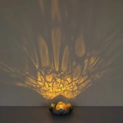 ETC-SHOP Lot De 2 Lampes D'extérieur Solaires LED Fleurs De Lotus éclairage De Jardin Nénuphars Lumières Design 25 Cm -Luminaire solaire Soldes 2022 17867865 4