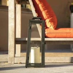 LUMI JARDIN Photophore Solaire Chic Effet Bougie En Verre LED Blanc TOWER LIGHT H36cm -Luminaire solaire Soldes 2022 18107187 4