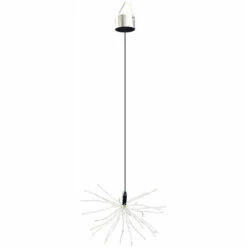 LUMI JARDIN Suspension Solaire étincelante Festive Micro LED Blanc Chaud FIREWORKS H70cm