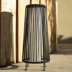 LUMISKY Grande Lampe à Poser Solaire Décorative Poly Rotin Noir LED Blanc WILLY TALL H69cm 10 LUMISKY Grande Lampe à Poser Solaire Décorative Poly Rotin Noir LED Blanc WILLY TALL H69cm -Luminaire solaire Soldes 2022 18263465 4