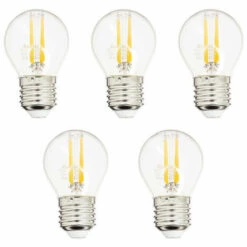 XANLITE - Lot De 5 Ampoules LED "Vintage", Culot E27, Blanc Chaud, Spécial Extérieur (IP45) - PACK5RFDV400PA -Luminaire solaire Soldes 2022 18355819 5