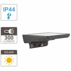 XANLITE - Applique Murale LED Solaire, Détecteur De Mouvement Inclus, 300 Lumens - APS300 -Luminaire solaire Soldes 2022 18355835 4