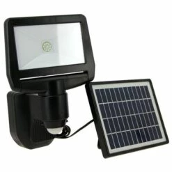 XANLITE - Projecteur Mural LED Solaire, Détecteur De Mouvement Inclus, 850 Lumens - PRS900D