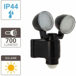 XANLITE - Projecteur Mural LED Solaire, Détecteur De Mouvement Inclus, 700 Lumens - PRS700D -Luminaire solaire Soldes 2022 18355990 5