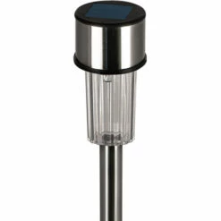 Deuba Lampes Solaires De Jardin Lot De 8 Lumières Solaires LED Acier Inoxydable Jardin Allée Terrasse Eclairage Solaire Multicolore -Luminaire solaire Soldes 2022 18475504 4