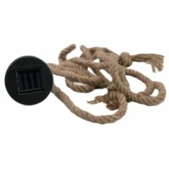 LUMI JARDIN Guirlande Lumineuse Corde Solaire 60 LED Blanc Chaud ROPPY 4.50m