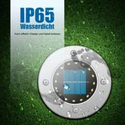 LANGRAY Lumière Solaire Extérieur, 16 LED Spot Lampe Solaire Jardin Etanche IP65 Pelouse Lumière Decorative Pour Chemin Jardin Terrace Cour Pelouse White-4 Pieces - Blanc 9 LANGRAY Lumière Solaire Extérieur, 16 LED Spot Lampe Solaire Jardin Etanche IP65 Pelouse Lumière Decorative Pour Chemin Jardin Terrace Cour Pelouse White-4 Pieces - Blanc -Luminaire solaire Soldes 2022 20297005 3