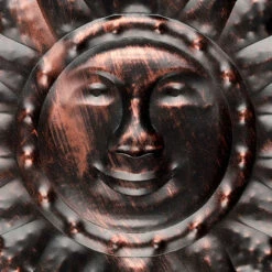 ETC-SHOP Applique D'extérieur LED SOLAR Terrasse Déco Soleil Lampe Design Noir-cuivre -Luminaire solaire Soldes 2022 22614352 3