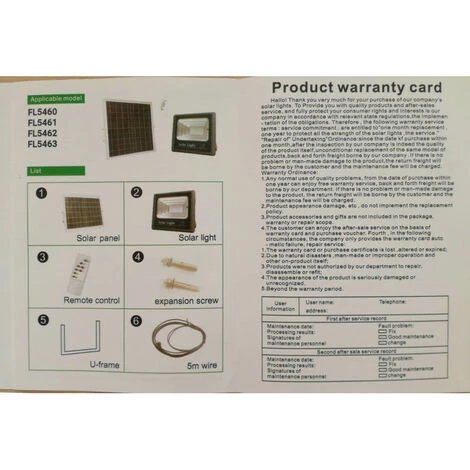 OPTONICA Projecteur LED Solaire 15W 800Lm 3,2V/11Ah - Blanc Jour 6000K 6 OPTONICA Projecteur LED Solaire 15W 800Lm 3,2V/11Ah - Blanc Jour 6000K – Image 4