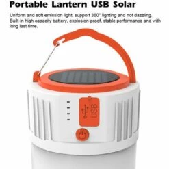 ASUPERMALL Usb Portable Lanterne Solaire Mobile Avec Lumiere 24Pcs Perles Lampe Pour Camping En Plein Air Accidental Panne Utilisation, Entree Et Sortie Usb -Luminaire solaire Soldes 2022 23734662 5