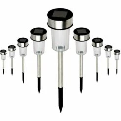 IDMARKET Lot De 20 Bornes Solaires à LED Lampes De Jardin à Planter -Luminaire solaire Soldes 2022 24168399 5