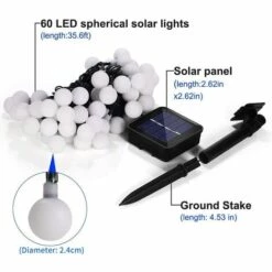 BEARSU Guirlande Lumineuse Exterieur Solaire, 50 LED 7M Étanche IP65 Avec 8 Modes Eclairage D'Ambiance Jolies Lights Décoration Romantique DIY Pour Jardin Terrasse Clôture Cour Maison Fête Noël (Multi) 9 BEARSU Guirlande Lumineuse Exterieur Solaire, 50 LED 7M Étanche IP65 Avec 8 Modes Eclairage D'Ambiance Jolies Lights Décoration Romantique DIY Pour Jardin Terrasse Clôture Cour Maison Fête Noël (Multi) -Luminaire solaire Soldes 2022 25029325 3