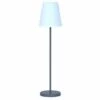 Lampadaire 120 MOOVERE Pied En Métal Anthracite Solaire+batterie Rechargeable Led Rgb Avec Télécommande Hauteur 120cm -Luminaire solaire Soldes 2022 25932370 1