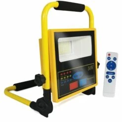 EUROPALAMP PROJECTEUR SOLAIRE PORTABLE 50W 6000K