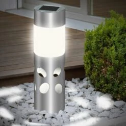 IDMARKET Lot De 4 Lampes Solaires Extérieures IRIS à Motifs -Luminaire solaire Soldes 2022 26115287 3