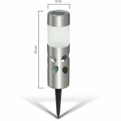 IDMARKET Lot De 4 Lampes Solaires Extérieures IRIS à Motifs -Luminaire solaire Soldes 2022 26115287 4