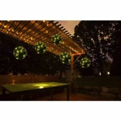 LITZEE Suspension D'extérieur - Lanterne Solaire Suspendue Allume Les Lumières Solaires De Jardin De Imperméable Extérieur Pour Cour, Patio, Porche, Balcon, Cadeau - 8 Pouces - Chaud -Luminaire solaire Soldes 2022 26463611 5