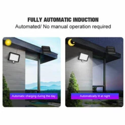 ASUPERMALL Separes Solaire 56Led Induction Applique Separated Interieur Et Exterieur Garage Lumiere -Luminaire solaire Soldes 2022 26475369 4