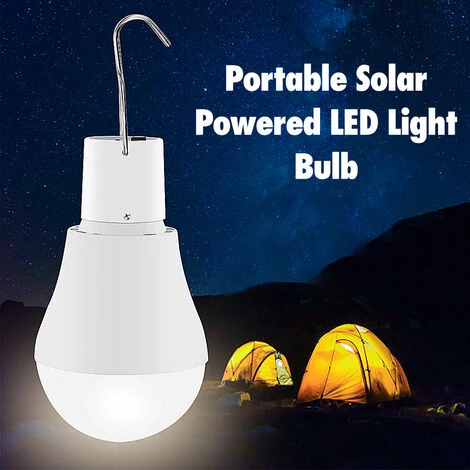 ASUPERMALL Ampoule Solaire Led Ampoule Rechargeable Usb Exterieur Camping Exterieur Eclairage D'Urgence Blanc 4 ASUPERMALL Ampoule Solaire Led Ampoule Rechargeable Usb Exterieur Camping Exterieur Eclairage D'Urgence Blanc – Image 2