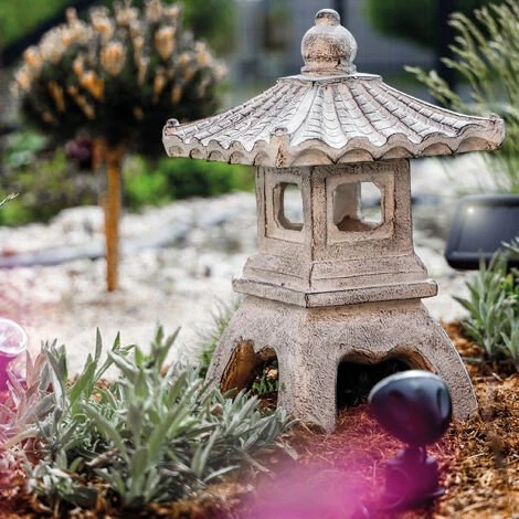 Pagode Solaire Avec Spot LED 3500K Eclairage Jardin Deco Asia Esotec 102550 5 Pagode Solaire Avec Spot LED 3500K Eclairage Jardin Deco Asia Esotec 102550 – Image 3