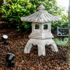 Pagode Solaire Avec Spot LED 6500K éclairage De Jardin Déco Asie Esotec 102552 -Luminaire solaire Soldes 2022 26788588 3