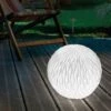 Boule Solaire 26 Cm Optique Grès Lumière Solaire Décoration De Jardin LED Esotec 102677 -Luminaire solaire Soldes 2022 26788672 1