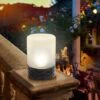 Lampe De Table Solaire Lampe Solaire En Rotin Lampe Décorative Aspect Rotin, Esotec 102075 -Luminaire solaire Soldes 2022 26789864 1