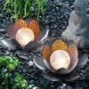 Lot De 2 Fleurs De Lotus Solaire Lampe Solaire De Jardin Blanc Chaud, Esotec 102087 -Luminaire solaire Soldes 2022 26790083 1