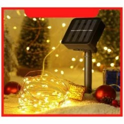 THSINDE Guirlande Lumineuse Solaire, 30M 300 LED Exterieur Étanche Lampe Solaire (Blanc Chaud) -Luminaire solaire Soldes 2022 26914670 3
