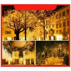 THSINDE Guirlande Lumineuse Solaire, 30M 300 LED Exterieur Étanche Lampe Solaire (Blanc Chaud) -Luminaire solaire Soldes 2022 26914670 5