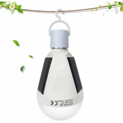 HAPPYSHOPPING Emballage Aleatoire Etanche IP65 De La Categorie 12W De L'ampoule De Secours Mobile Rechargeable Solaire