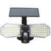Projecteur Solaire 2 Têtes 78led 300lm Werkapro -Luminaire solaire Soldes 2022 27608937 1