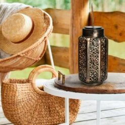 IDMARKET Lanterne Solaire à LED Motifs Orientaux à Poser Ou Suspendre -Luminaire solaire Soldes 2022 27824722 5